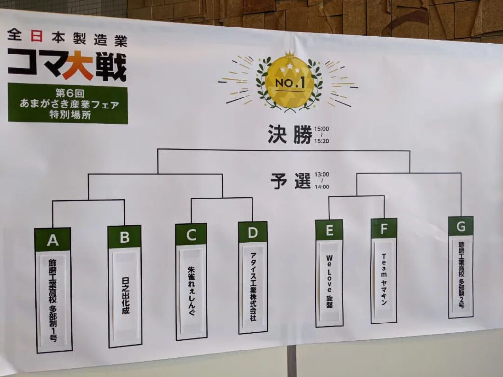 あまがさき産業フェア2022・コマ対戦|株式会社ヤマキン