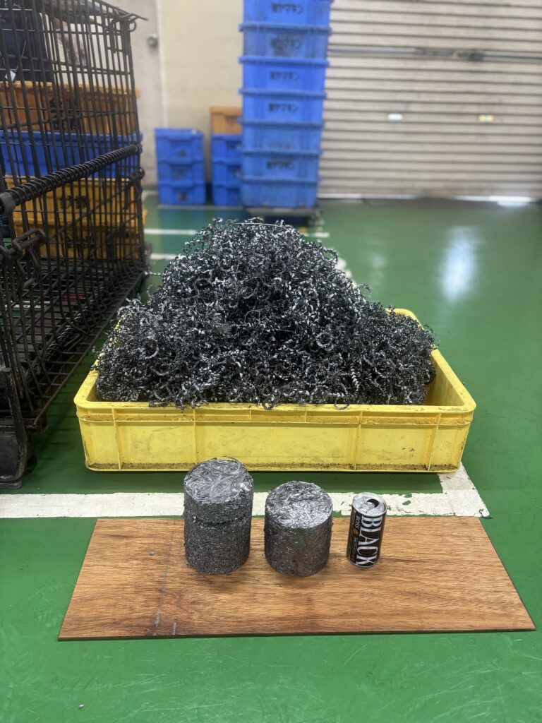 切粉圧縮機実物レポート｜株式会社ヤマキン