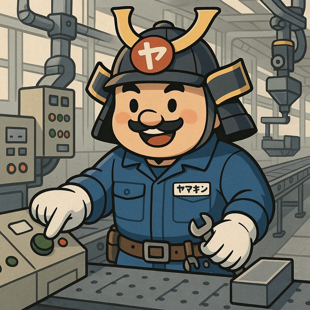 ヤマキン公式キャラクター『ヤマキンおじさん』（本名：山田ネジロウ）