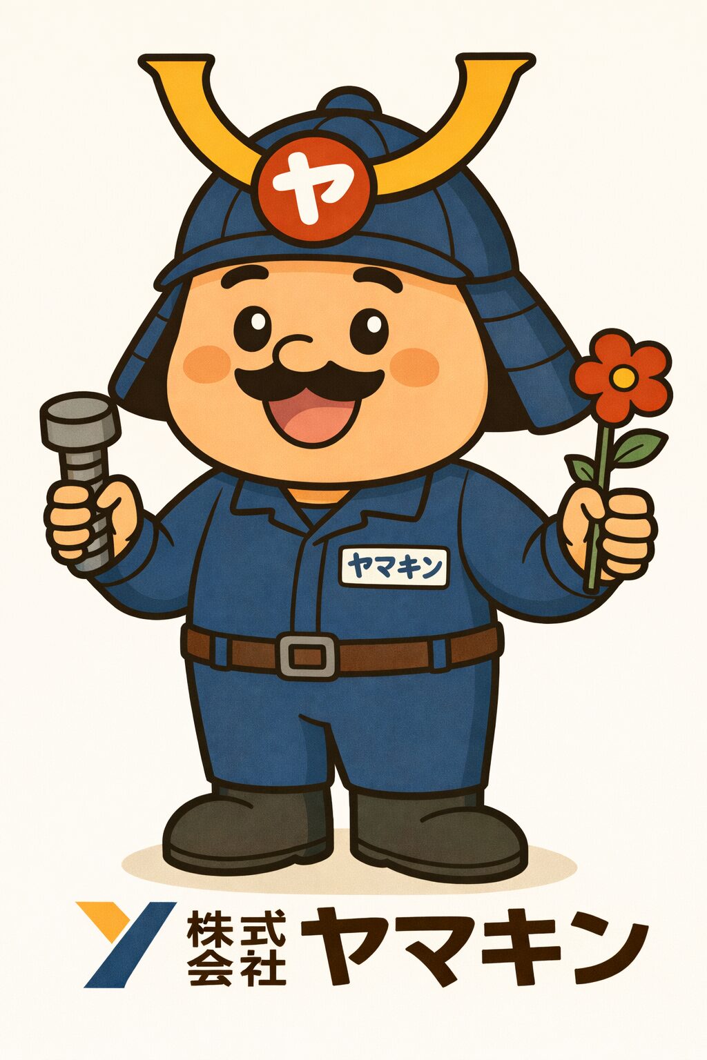 ヤマキン公式キャラクター『ヤマキンおじさん』（本名：山田ネジロウ）
