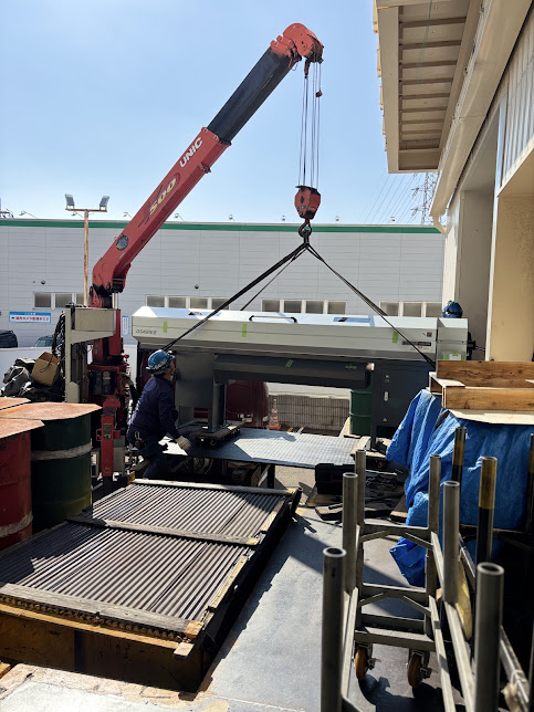 Miyano主軸台固定形CNC自動旋盤搬入風景☆