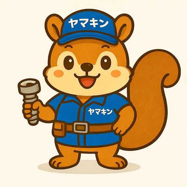 ヤマキン公式キャラクター『ヤマキンおじさん』（本名：山田ネジロウ）